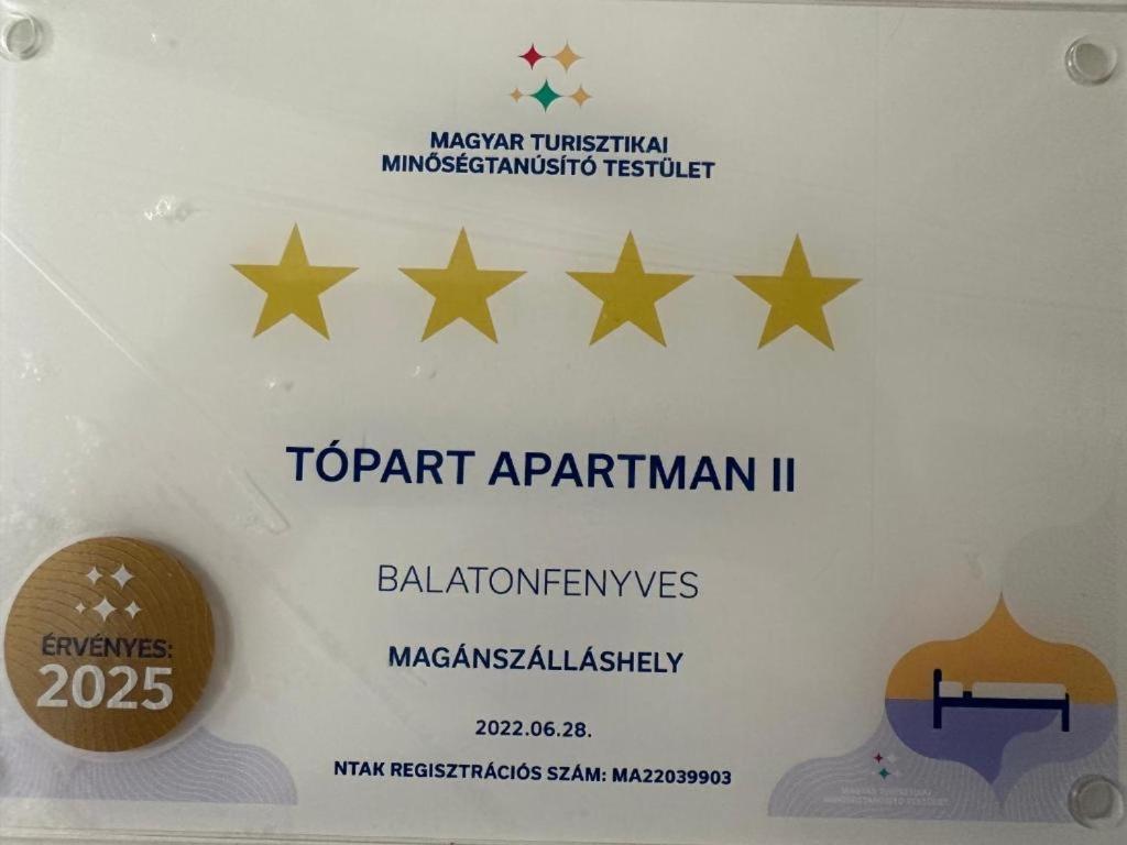 Topart Apartman I Balatonfenyves Luaran gambar